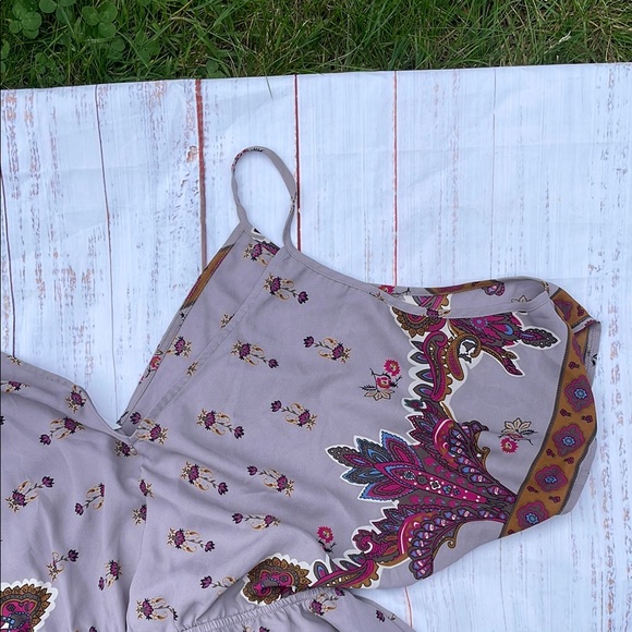 Astr Lavender and Pink Floral Top - Picture 5 of 7